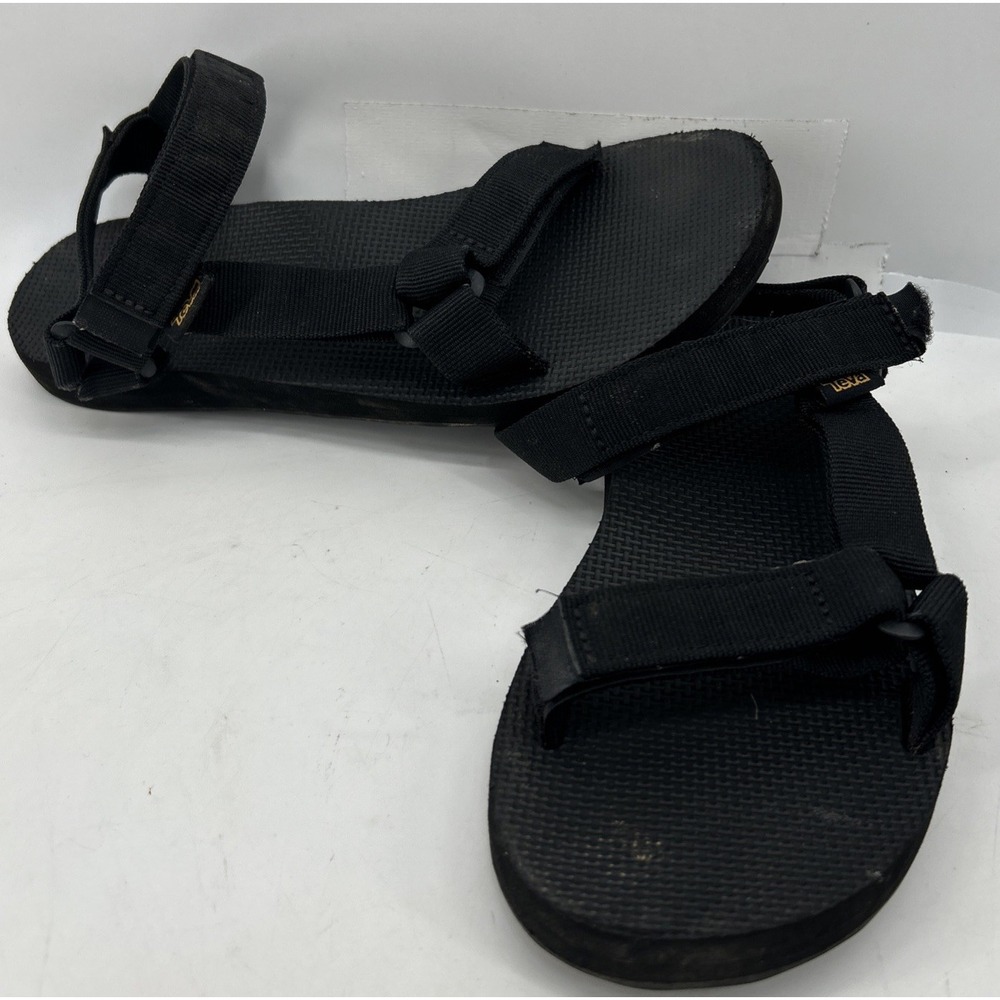Teva Original Universal Black Adjustable Straps Women's Size 8